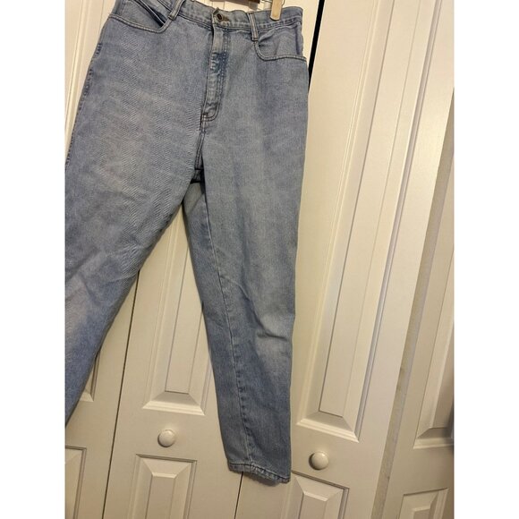 Vintage Bill Blass light wash high waisted mom jeans‎ 14 - Picture 3 of 10